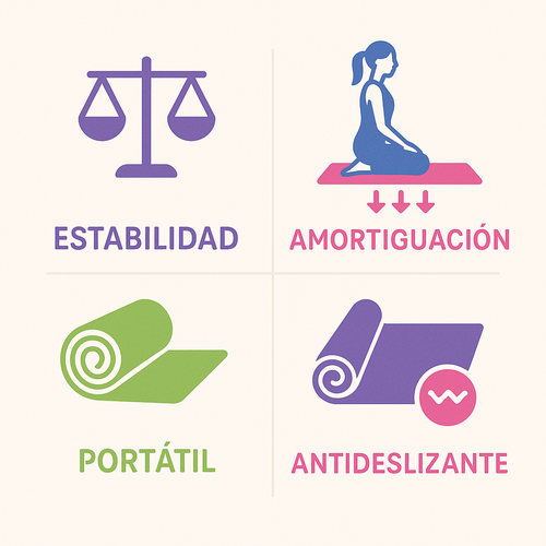 Colchoneta de Yoga EVA Antideslizante | Comodidad y estabilidad en cada postura